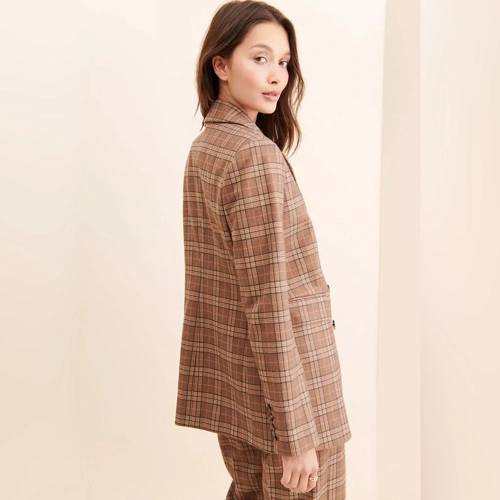 Favorite Daughter Phoebe Plaid Blazer, FDxNuuly, Large - Picture 11 of 13